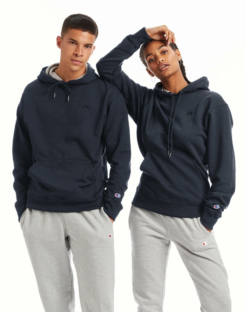 Champion Michigan Tackle Twill Powerblend Hoodie - Navy main image 0
