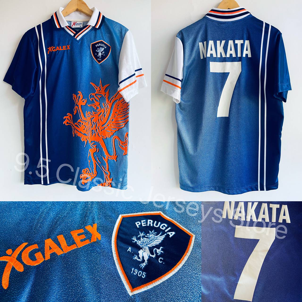 ウェア 90s Perugia 98/99 away jersey #7 NAKATA Nakata #7 Perugia 1998/1999 Jersey - Large | eBay