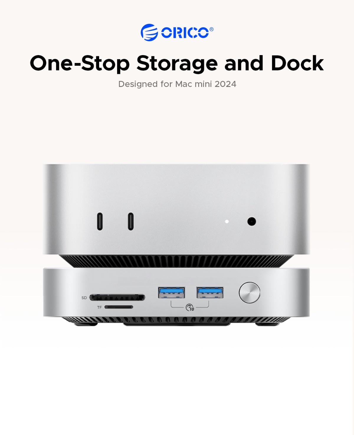ORICO MiniLink 7-in-1 Dock with M.2 SSD Enclosure for Mac